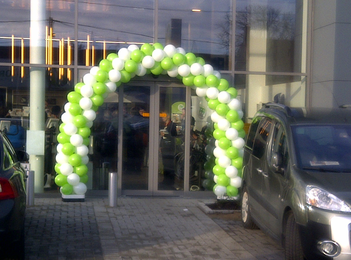 Boog van ballonnen kopen voor de opening van uw nieuw kantoor/locatie. Of ballonnen voor feestje.